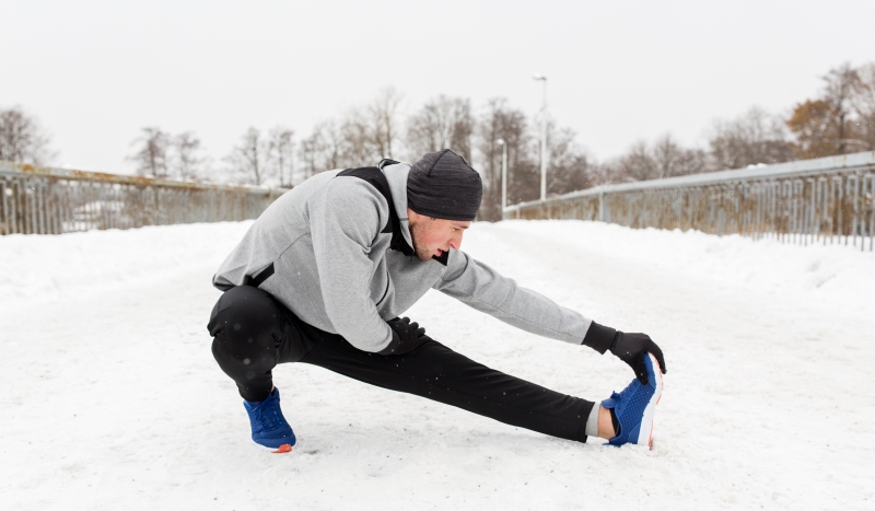 stretching hamstrings